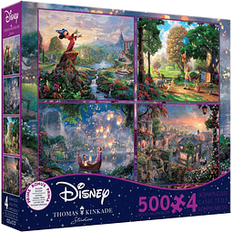 Disney Multipack (H) 4 en 1 | Puzzle Ceaco 4 x 500 Piezas