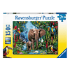 Puzzle 150 Piezas Grandes | Elefantes de la Selva