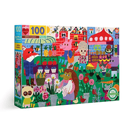 Puzzle 100 Piezas | Mercado Verde Eeboo