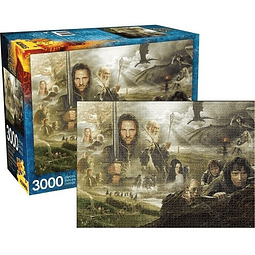 Puzzle 3000 Piezas | Señor De Los Anillos Aquarius Caja golpeada