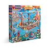 Puzzle 1000 Piezas | Nave Steampunk Eeboo 