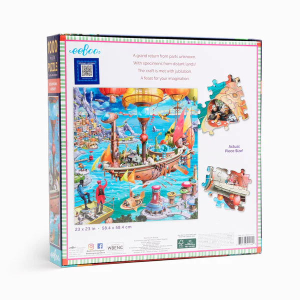 Puzzle 1000 Piezas | Nave Steampunk Eeboo 