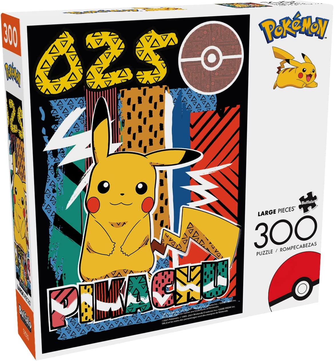 Puzzle 300 Piezas Grandes l Pokemon Pikachu 