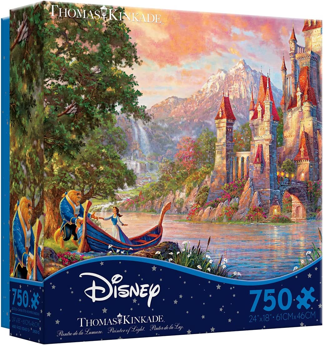 Puzzle 750 Piezas | Disney La Bella y La Bestia Paseo al Atardecer Ceaco 