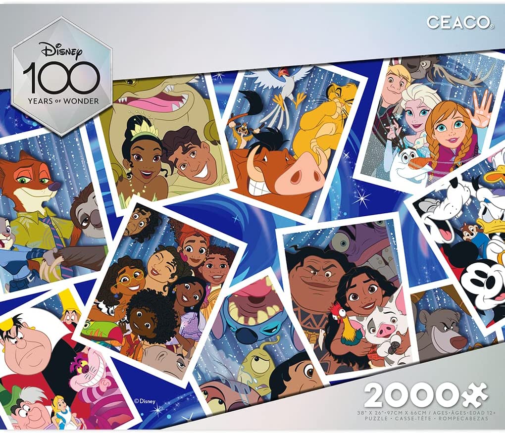 Puzzle 2000 Piezas | Disney 100 Selfies Ceaco