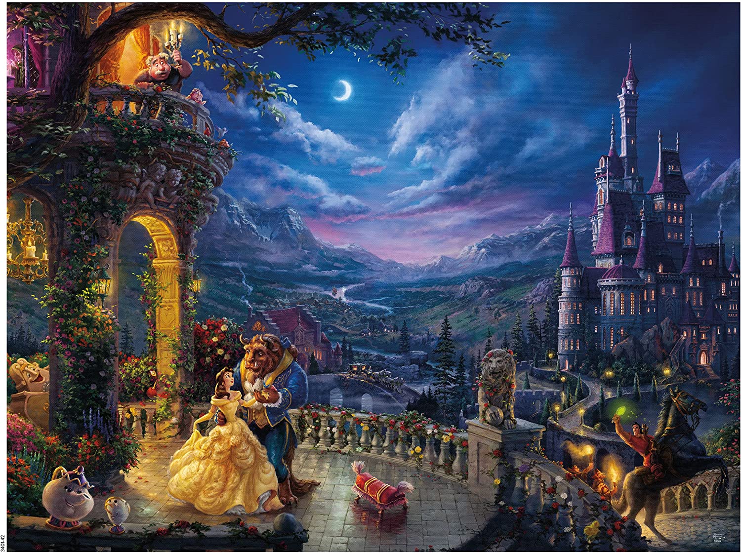 Puzzle 1500 Piezas | Disney La Bella y La Bestia Luz de Luna Ceaco