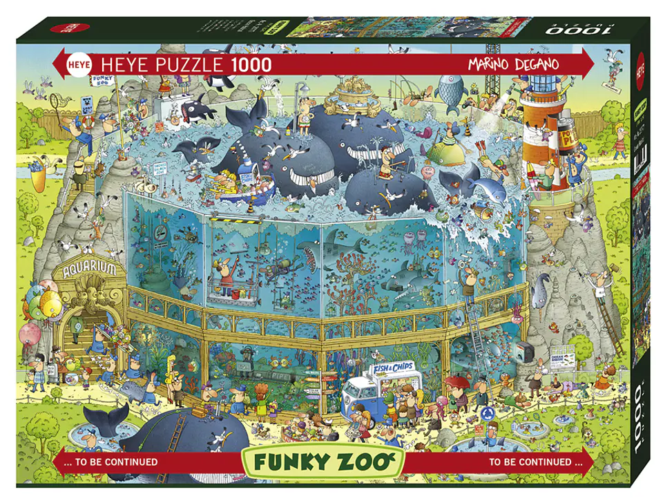 Puzzle 1000 Piezas | FUNKY ZOO Ocean Habitat 1