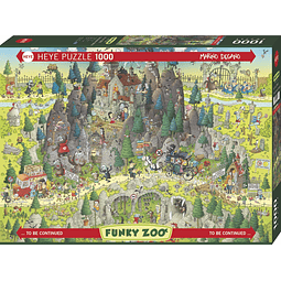 Puzzle 1000 Piezas | FUNKY ZOO Transylvanian Habitat Heye 