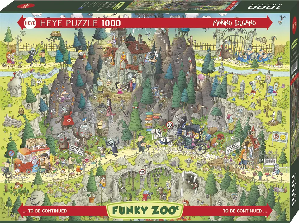 Puzzle 1000 Piezas | FUNKY ZOO Transylvanian Habitat 1