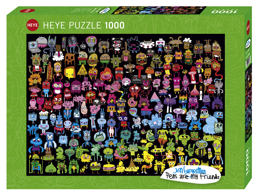 Puzzle 1000 Piezas | Doodle Rainbow Heye
