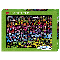 Puzzle 1000 Piezas | Doodle Rainbow Heye