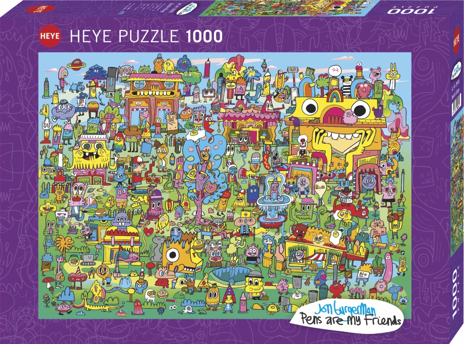 Puzzle 1000 Piezas | Doodle Village Heye