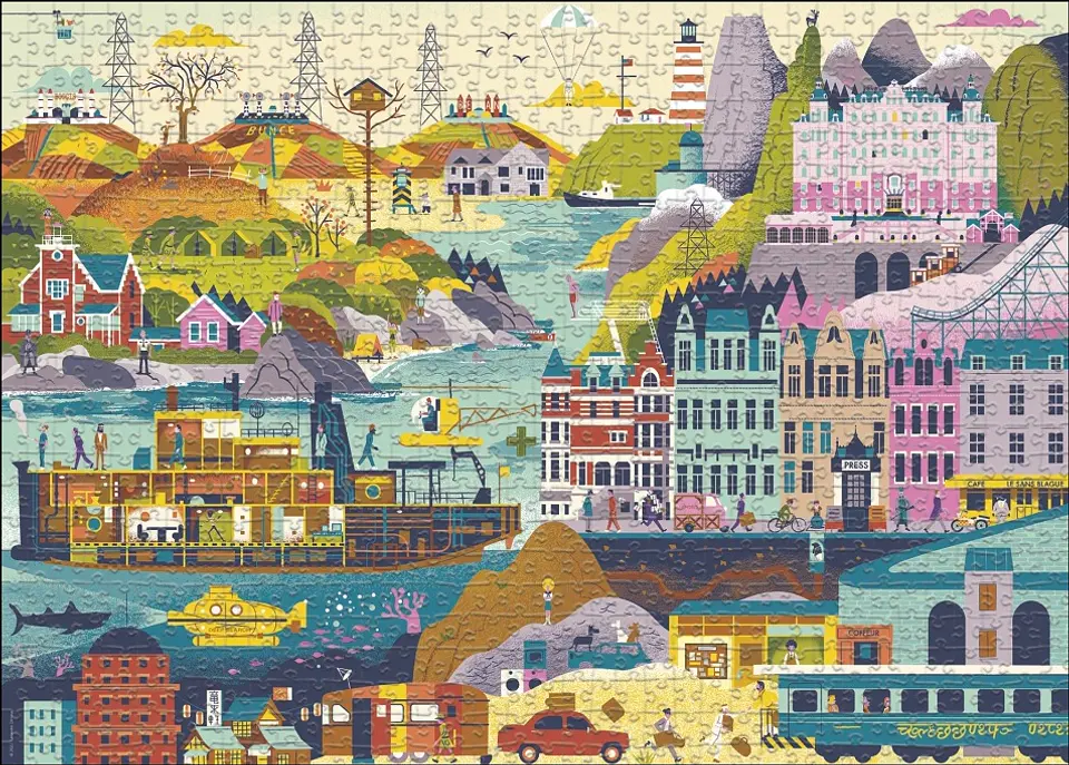 Puzzle 1000 Piezas | Wes Anderson Films Heye 2