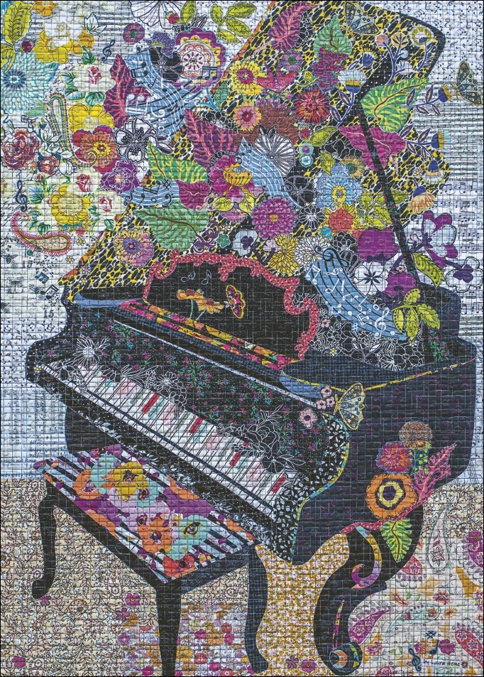 Puzzle 1000 Piezas | Sewn Piano Heye