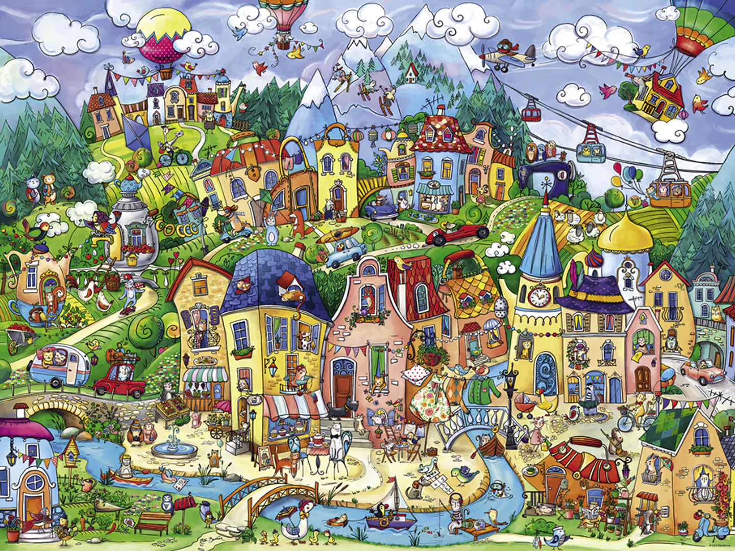 Puzzle 1500 Piezas | Happytown 2