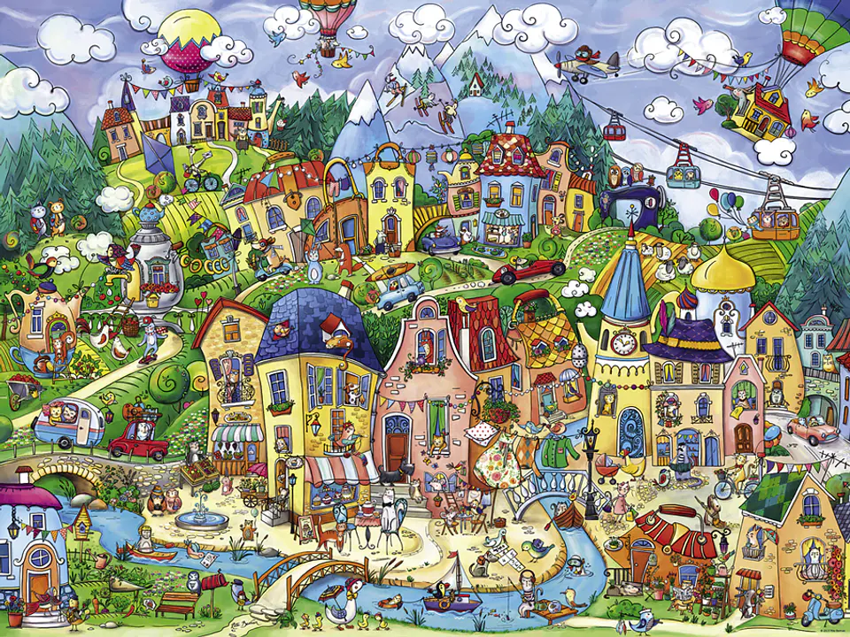 Puzzle 1500 Piezas | Happytown 2