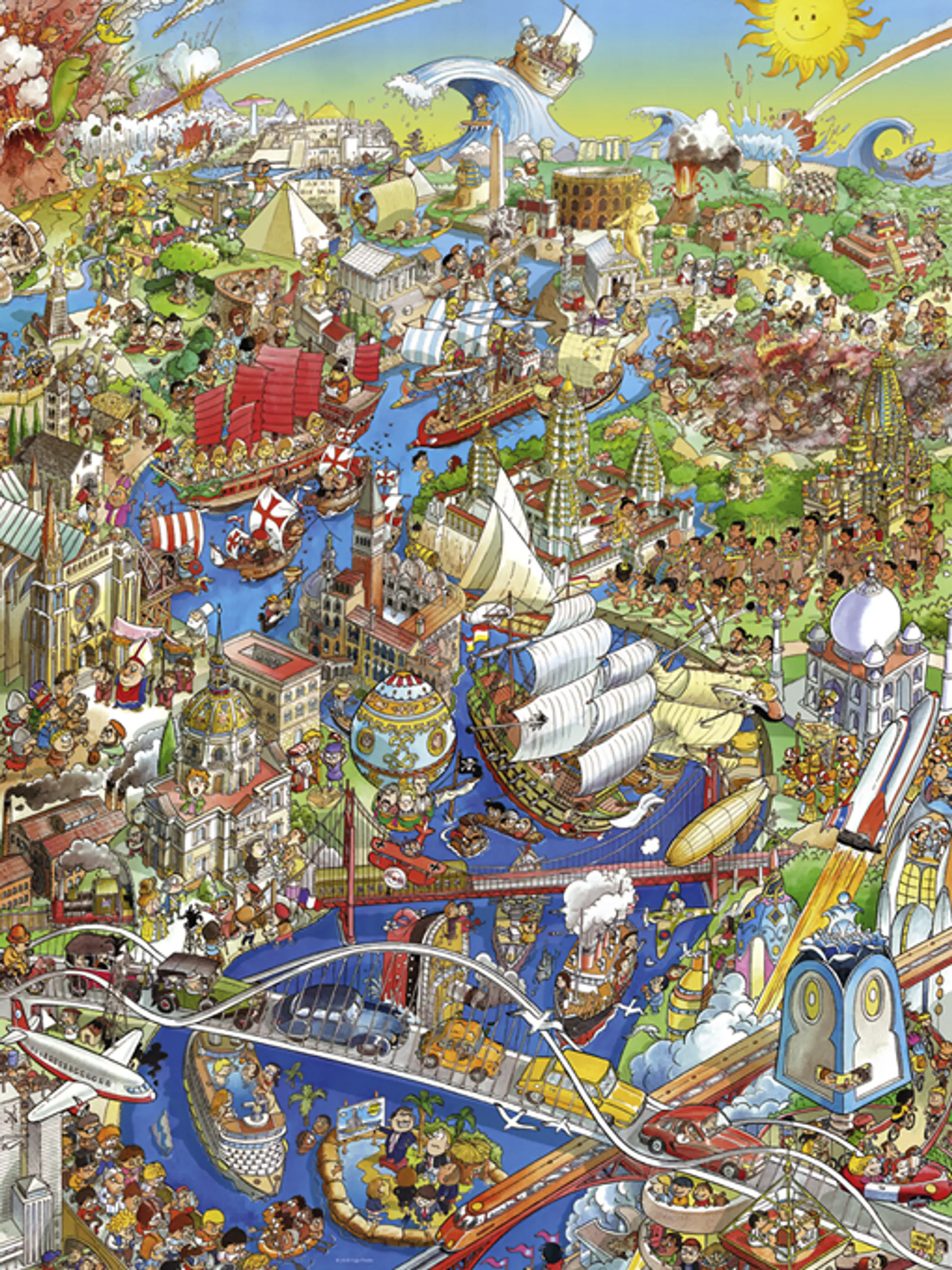 Puzzle 1500 Piezas | History River 2