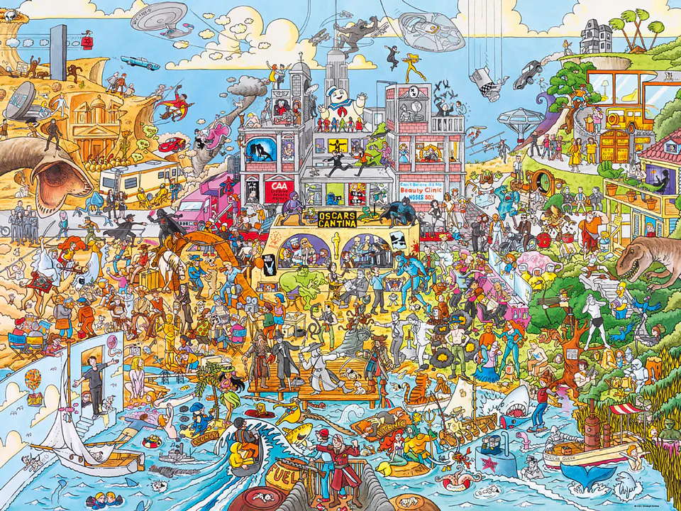 Puzzle 1500 Piezas | Hollyworld 2