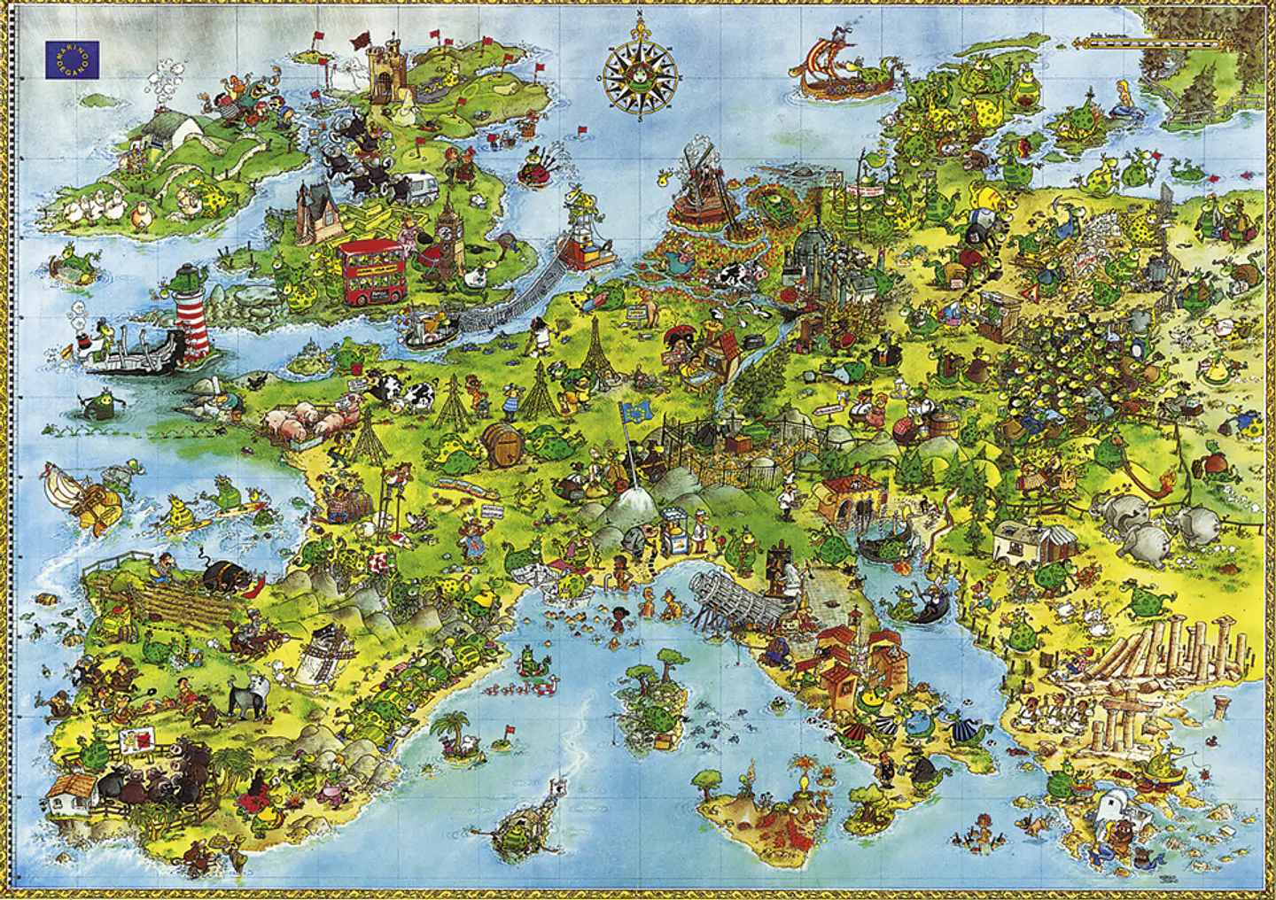 Puzzle 4000 Piezas | United Dragons Heye 2