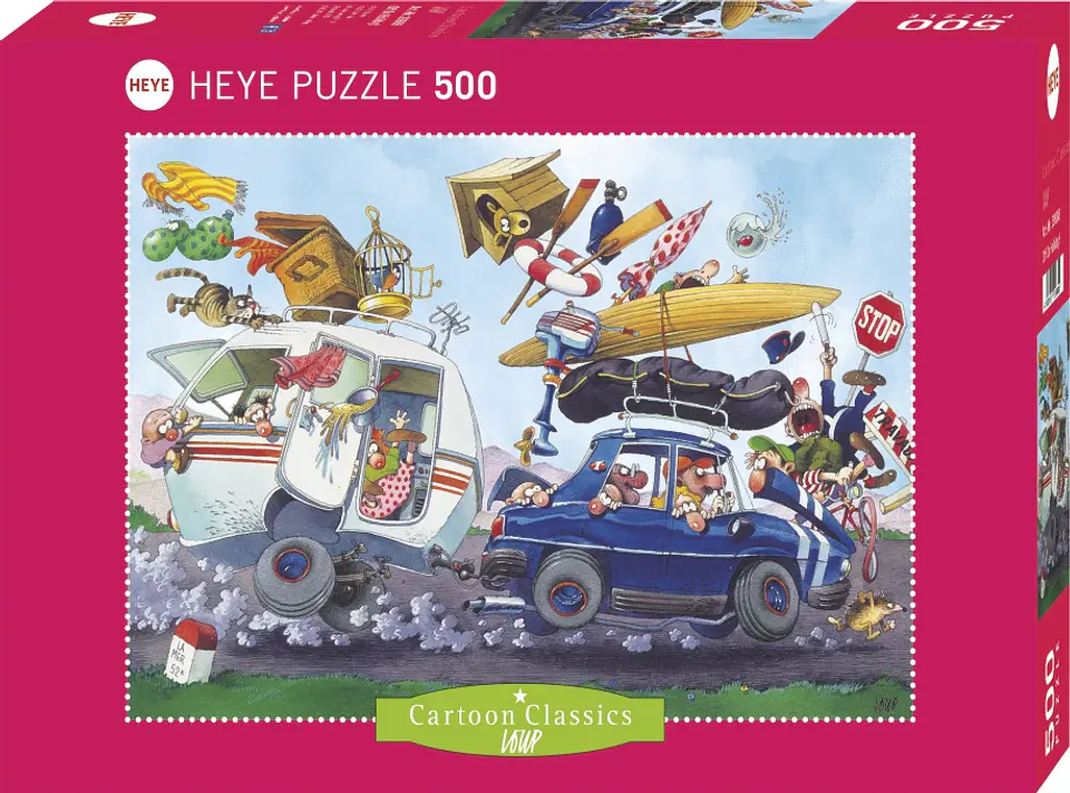 Puzzle 500 Piezas | Off On Holiday! Heye 1