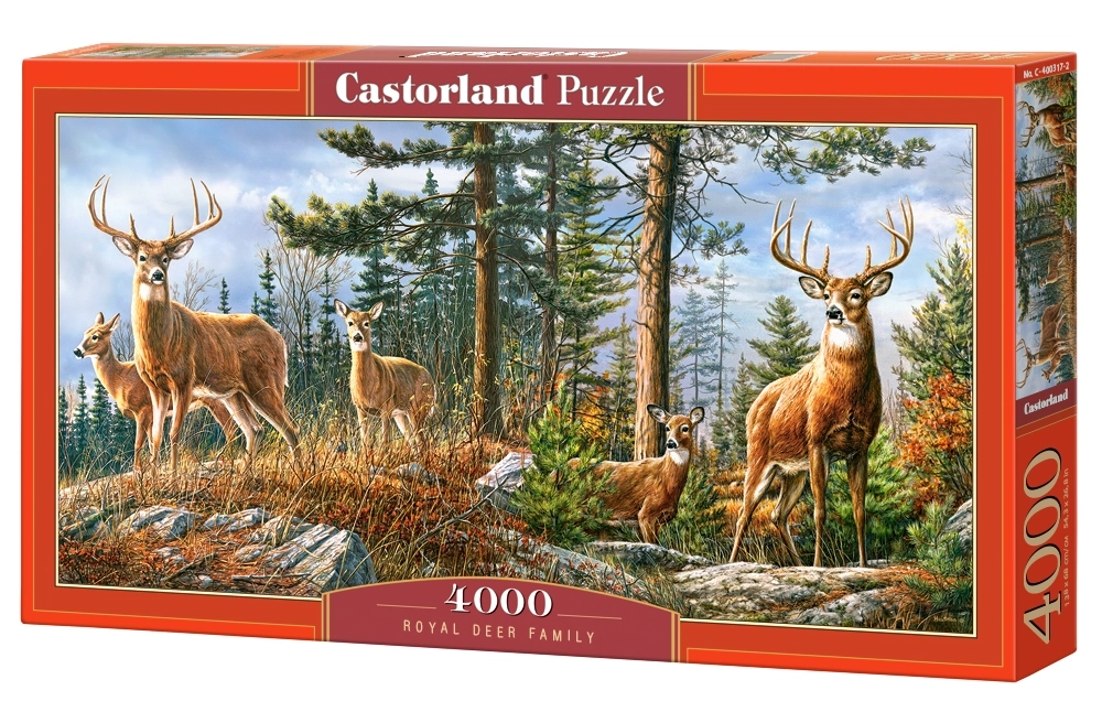 Puzzle 4000 Piezas | Familia Real de Ciervos Castorland