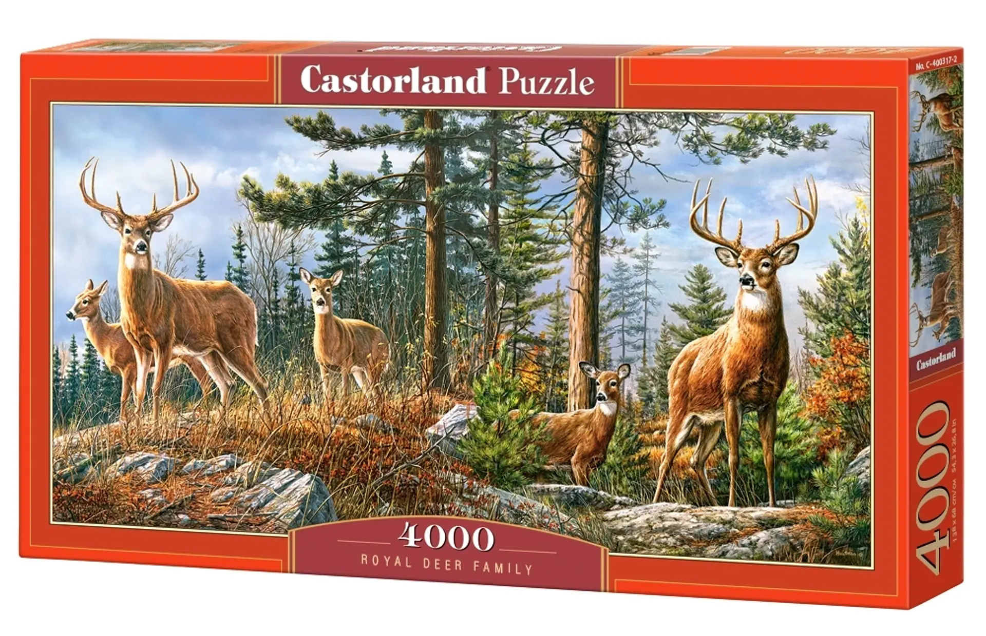 Puzzle 4000 Piezas | Familia Real de Ciervos 1