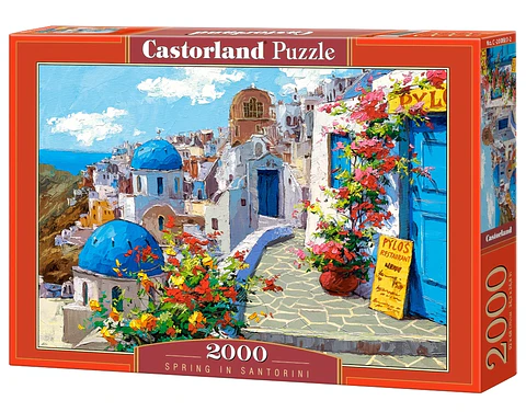 Puzzle 2000 Piezas | Primavera en Santorini