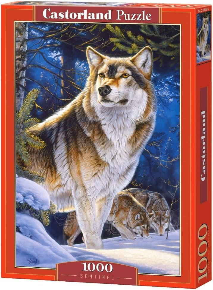 Puzzle 1000 Piezas | Lobo Sentinela Castorland 