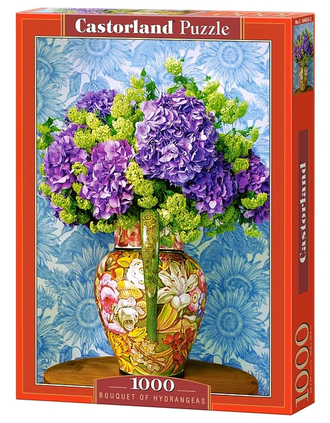 Puzzle 1000 Piezas | Ramo de Hortensias