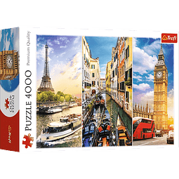 Puzzle 4000 Piezas | Viaje alrededor de Europa Trefl
