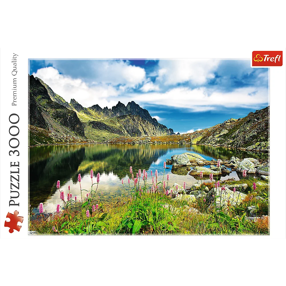 Puzzle 3000 Piezas | Estanque Starolesnianski, Tatras, Eslovaquia Trefl