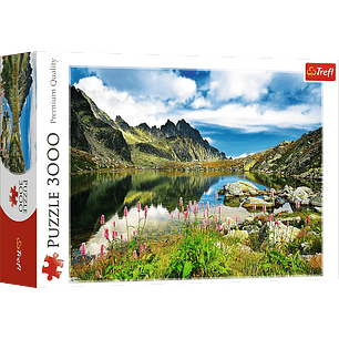 Puzzle 3000 Piezas | Estanque Starolesnianski, Tatras, Eslovaquia Trefl