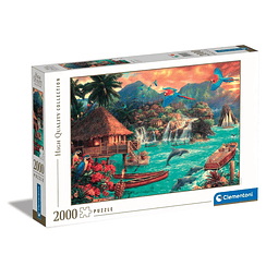 Puzzle 2000 Piezas | Vida en la Isla Clementoni
