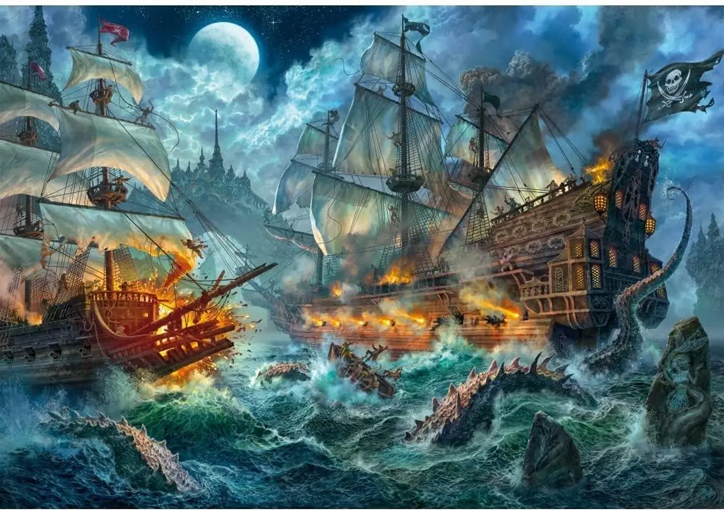 Puzzle 6000 Piezas | Batalla de Piratas 2