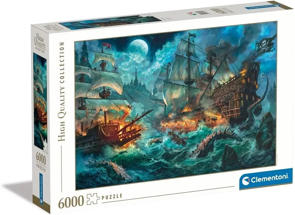 Puzzle 6000 Piezas | Batalla de Piratas 1