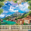 Puzzle 3000 Piezas | Terraza con Vista al Lago Clementoni