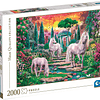 Puzzle 2000 Piezas | Jardín de Unicornios Clementoni