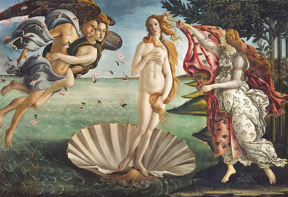 Puzzle 2000 Piezas | Botticelli, El Nacimiento de Venus 2