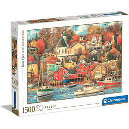 Puzzle 1500 Piezas | Buenos Tiempos en el Muelle Clementoni
