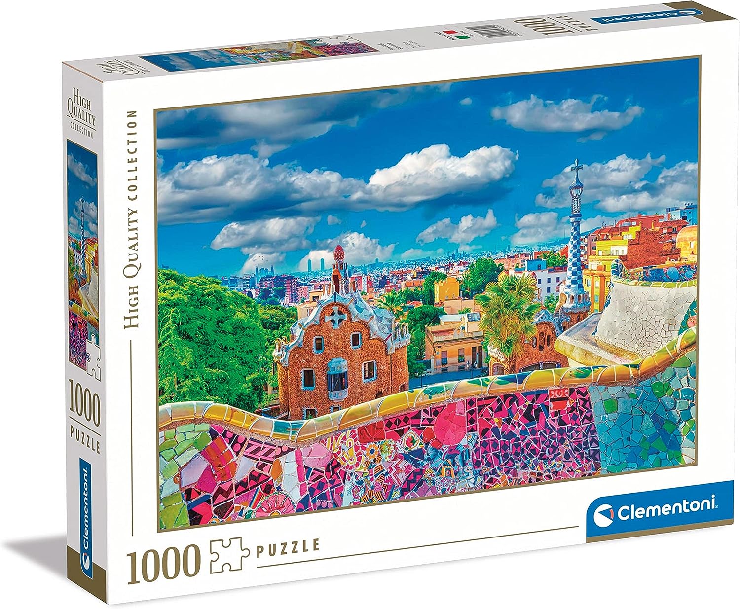 Puzzle 1000 Piezas | Park Güell, Barcelona Clementoni