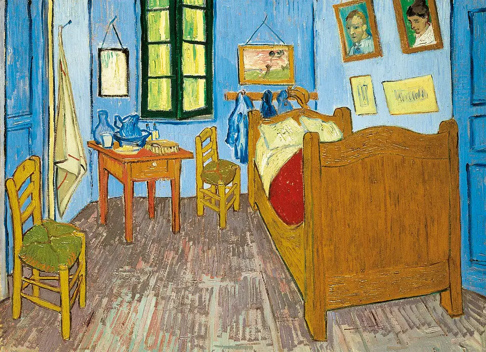 Puzzle 1000 Piezas | Van Gogh, Dormitorio en Arles 2