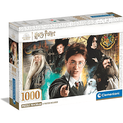 Puzzle 1000 Piezas | Harry Potter, Maestros de Magia Clementoni