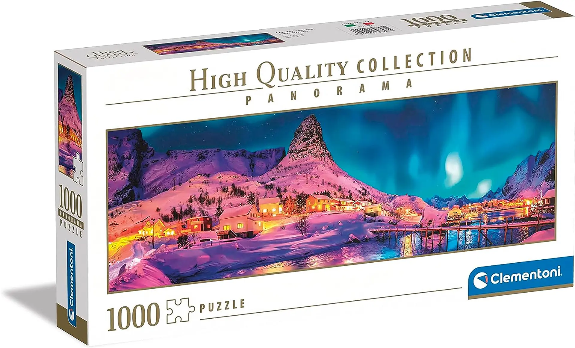 Puzzle 1000 Piezas Panorámico | Noche de Colores en Islas Lofoten 1