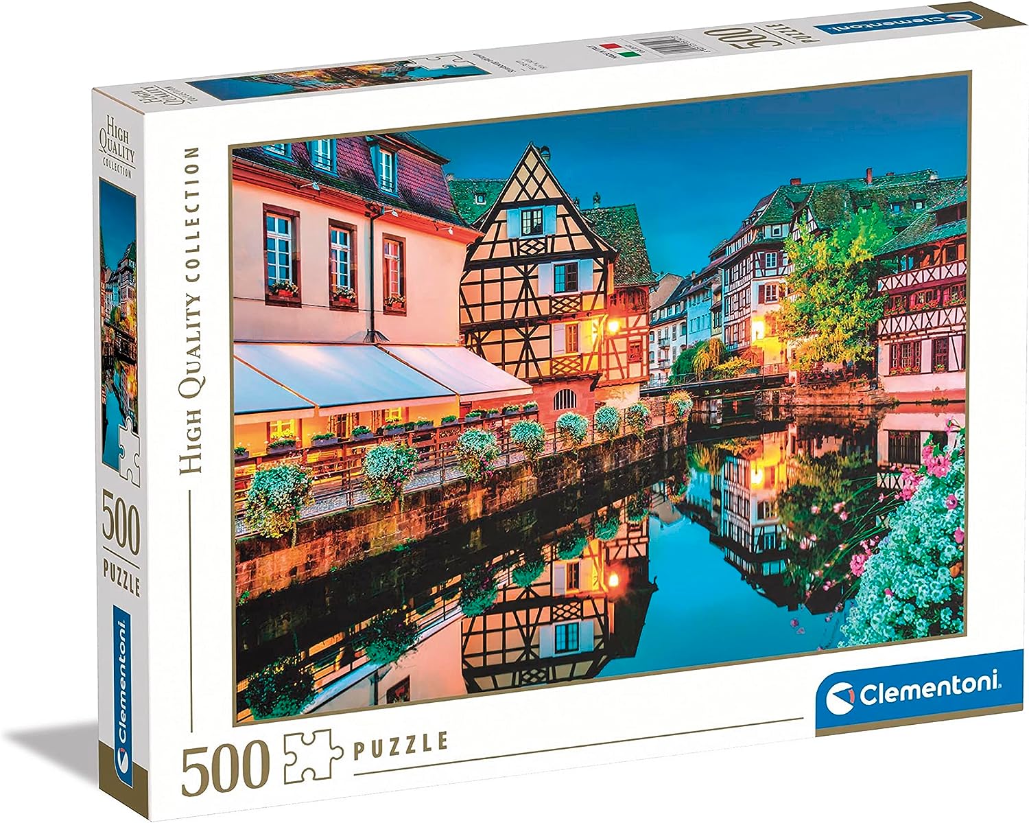 Puzzle 500 Piezas | Strastbourg Old Town Clementoni