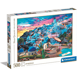 Puzzle 500 Piezas | Vista de Grecia Clementoni
