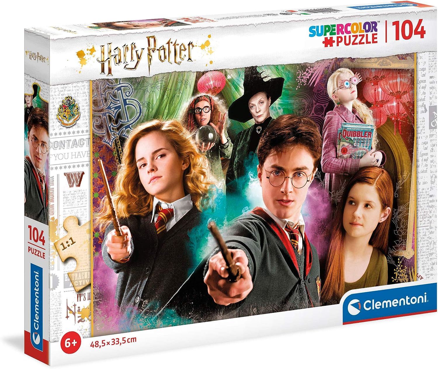 Puzzle 104 Piezas | Harry Potter, Magas Clementoni