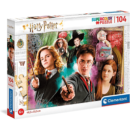 Puzzle 104 Piezas | Harry Potter, Magas Clementoni