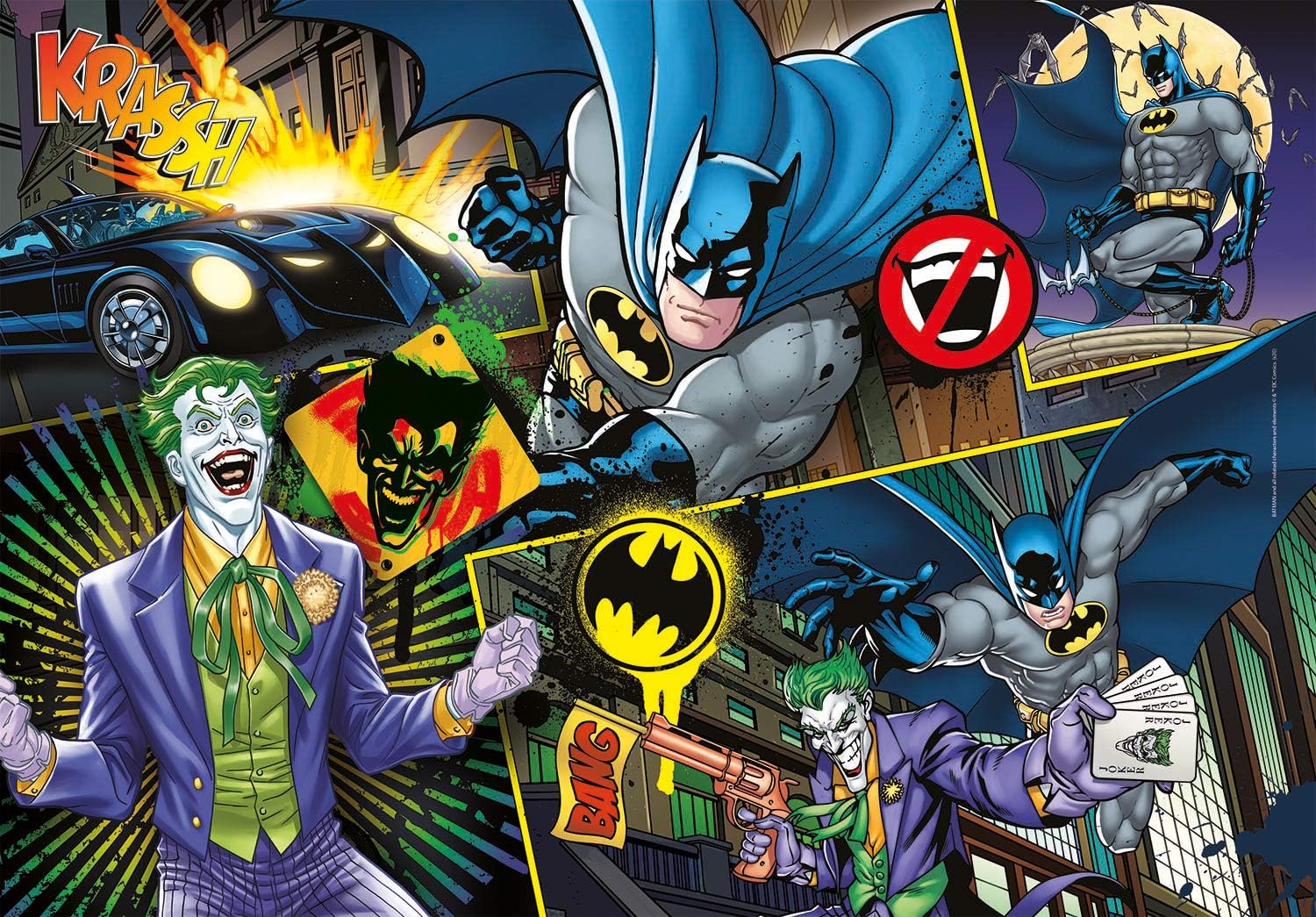 Puzzle 104 Piezas | Batman vs Joker Clementoni