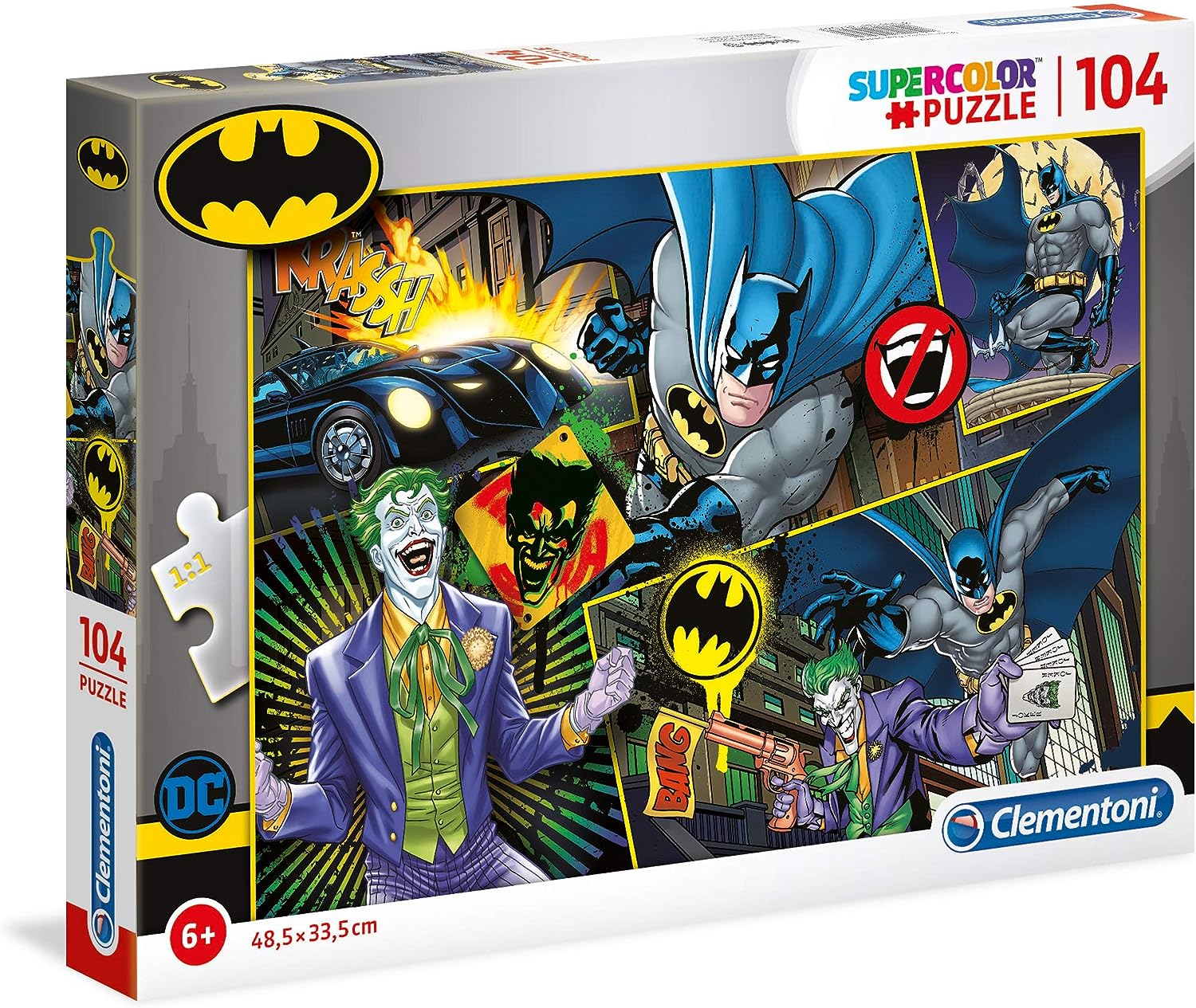 Puzzle 104 Piezas | Batman vs Joker Clementoni