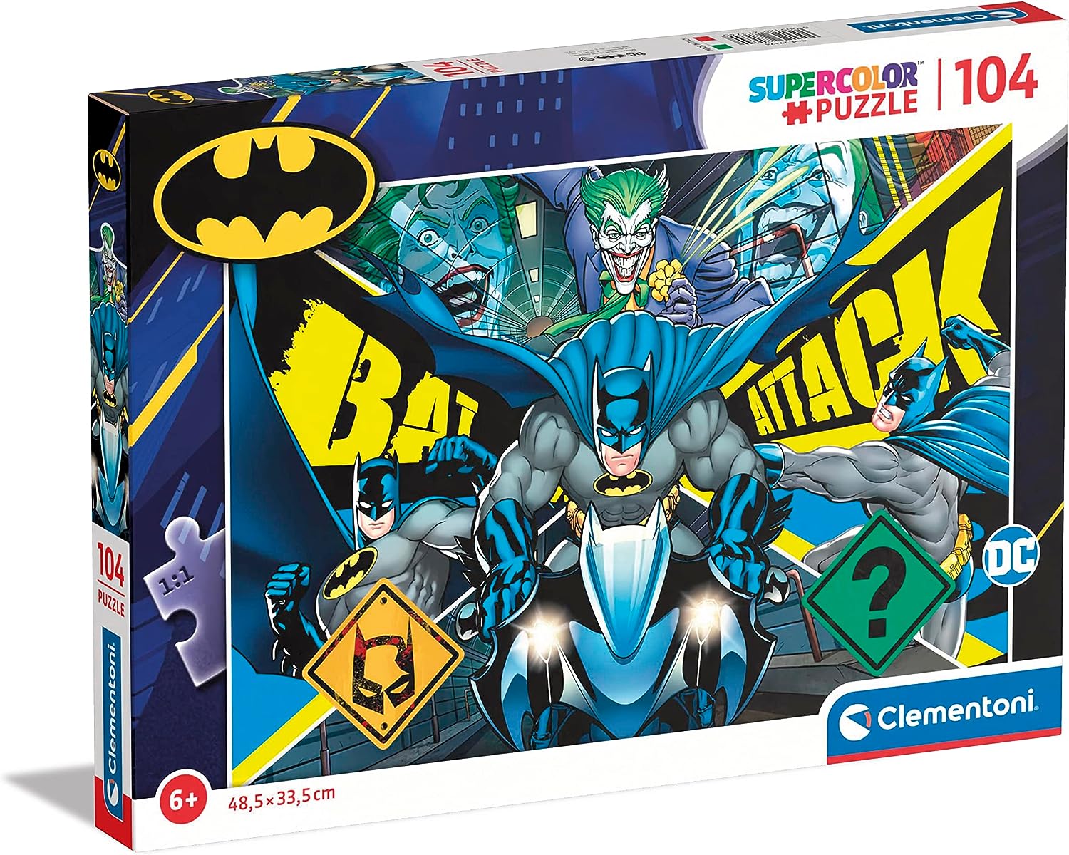 Puzzle 104 Piezas | Batman vs Joker Clementoni